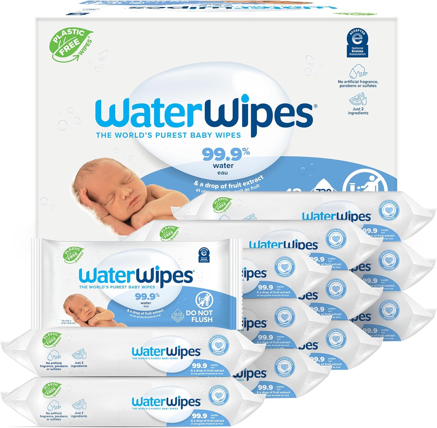 WaterWipes: Gentle and Eco-Friendly Baby Wipes