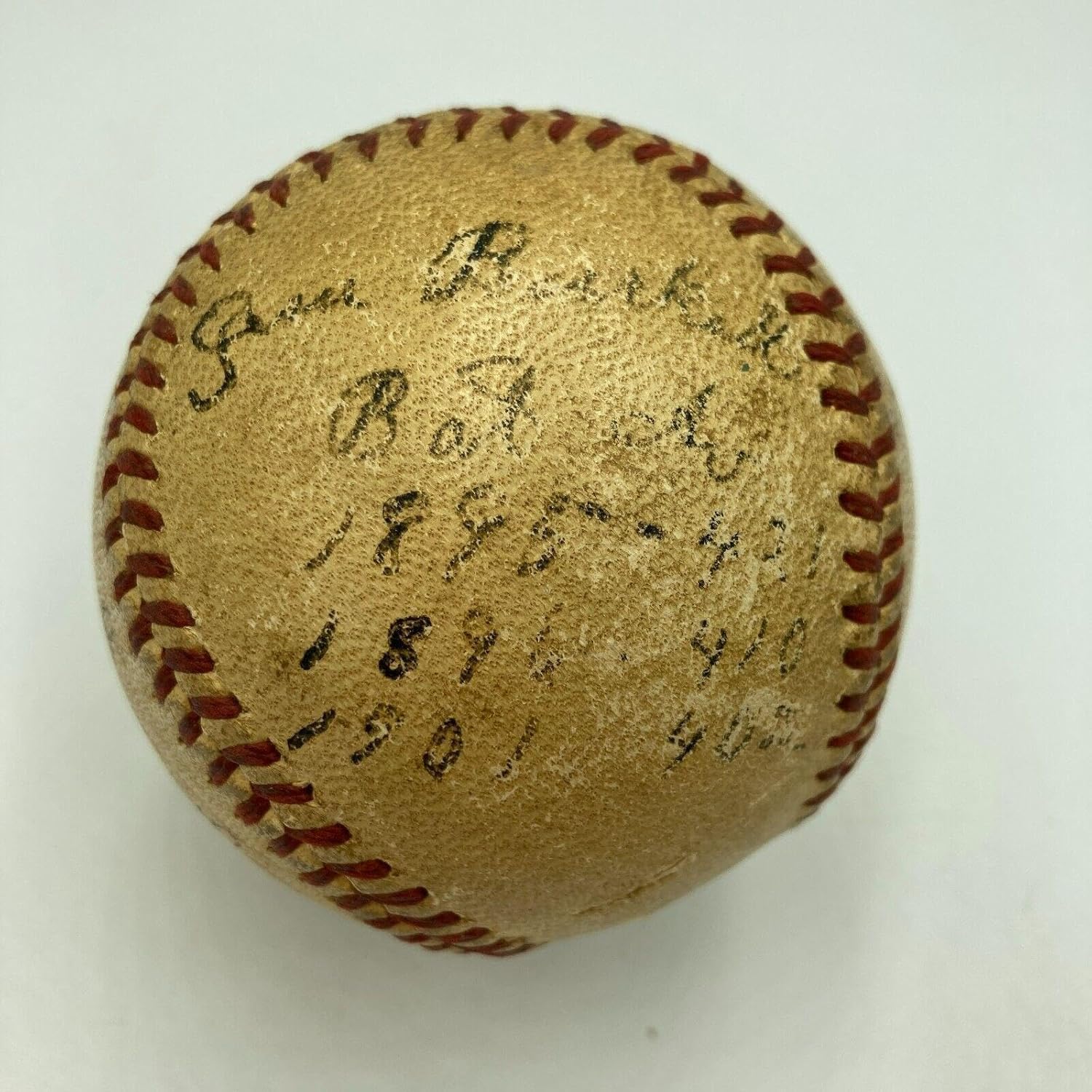 Extraordinary Jesse Burkett Signed Baseball