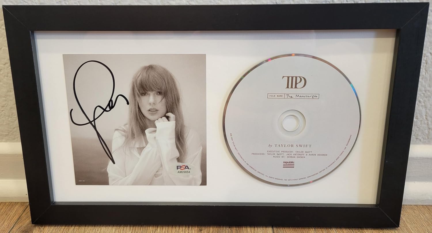 Authentic Taylor Swift Signed CD with PSA